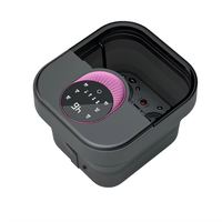 Bain de pieds ionique détoxifiant électrique automatique pliable de haute qualité avec fonction de massage, contrôle de la minuterie, herbes et bassin intelligent