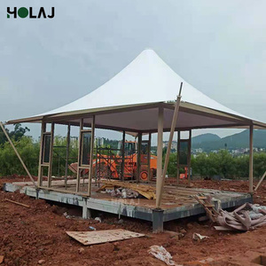 Tenda di Lusso Orest Land Personalizzabile con Struttura in Membrana PVC Versatile, Tettoia Impermeabile con Telaio in Acciaio per Resort, Hotel e Glamping - Product Image 2