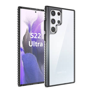 Per <span class=keywords><strong>Samsung</strong></span> <span class=keywords><strong>S22</strong></span> <span class=keywords><strong>Ultra</strong></span> <span class=keywords><strong>custodie</strong></span> trasparenti in cristallo trasparente acrilico e TPU antiurto antigraffio cover antiurto - Product Image 1