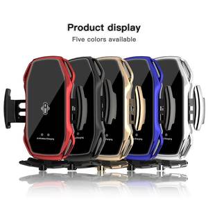 Induction intelligente 15W <span class=keywords><strong>Support</strong></span> magnétique de <span class=keywords><strong>voiture</strong></span> à charge rapide Prise d'air Chargement sans fil GPS Étagère de téléphone <span class=keywords><strong>Ouverture</strong></span> <span class=keywords><strong>automatique</strong></span> Fermeture - Product Image 2