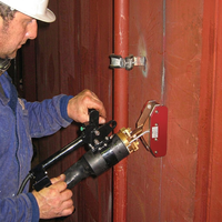Dispositif de chauffage par induction haute fréquence CPIE 380V efficace à refroidissement par eau pour le traitement thermique d'égalisation des coques et ponts de navires