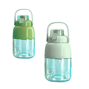 Mélangeur de presse-agrumes sans fil portable seau de jus fraîchement pressé ménage multifonctionnel jus de brise-glace étanche double couvercles - Product Image 1