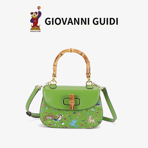 GIOVANNI <span class=keywords><strong>GUIDI</strong></span> Fashion Luxury Real Leather Ladies Shoulder Bag Colorful Designer Crossbody Messenger Bags - Product Image 2