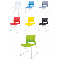 Best-seller pas cher chaise minimaliste en plastique acier chaise hôtel conférence réunion empilable chaises modernes