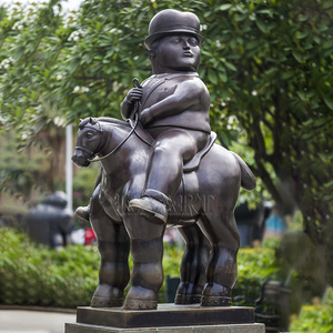 Escultura de Arte de Metal de bronce abstracto de alta calidad, estatua de <span class=keywords><strong>mujer</strong></span> reclinada regordeta para uso en jardín al aire libre - Product Image 6