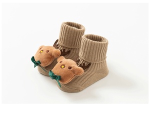 Wholesale Anti-Slip Cartoon <strong>Baby</strong> Socks Soft Cotton Newborn Anti-Slip Floor Socks Cute Doll Decor Infant Socks - Product Image 5