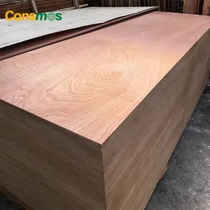 Comsmos 4x8 12mm 18mm poplar core sapele commercial plywood for decoration