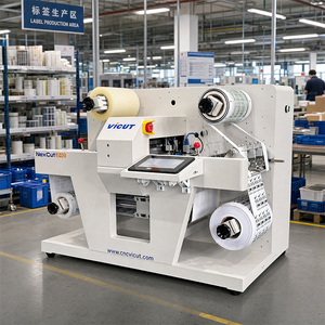 Cortadora de Etiquetas de Doble Cabezal de Alta Eficiencia y Velocidad para Producción Interna en Pequeñas Empresas con Laminación en Frío - Product Image 5