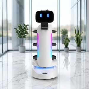 Nouveau <span class=keywords><strong>robot</strong></span> de livraison autonome intelligent, charge utile de 30 kg, navigation Lidar SLAM, charge automatique, autonomie de 12 à 24 heures, pour restaurants, hôtels - Product Image 1