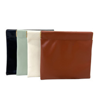 Sac de rangement pour bijoux en cuir, personnalisé, pratique et portable, pour colliers, boucles d'oreilles et bagues, directement de l'usine