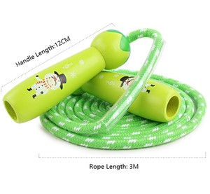 2025 haute qualité nouveaux enfants dessin animé manche en bois Polyester <span class=keywords><strong>corde</strong></span> gymnastique <span class=keywords><strong>exercice</strong></span> <span class=keywords><strong>corde</strong></span> à <span class=keywords><strong>sauter</strong></span> perte de poids <span class=keywords><strong>corde</strong></span> à <span class=keywords><strong>sauter</strong></span> - Product Image 2
