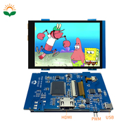 Module d'affichage LCD TFT 3,5 pouces, résolution 320x480, interface HD-MI, écran tactile LCD pour Raspberry Pi 5 4 3