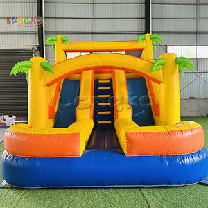 Piscina Inflable para Adultos con Tobogán, Tiburón Inflable, Doble Tobogán Acuático con Piscina - Product Image 3