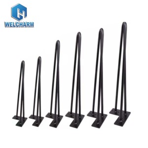 Đồ Nội Thất Hiện Đại Kim Loại Bán Buôn Đồ Nội Thất Chân Vàng Thép Chân Bàn Sắt Kim Loại Bàn Cà Phê Kẹp Tóc Chân - Product Image 4