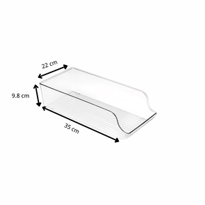 Recipiente Transparente para Almacenamiento de Alimentos HALO, Contenedor Hermético de PP para Alimentos Secos, Recipiente Rectangular para Cocina - Product Image 2