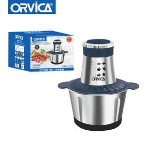 Hachoir à viande électrique en acier inoxydable, appareil de cuisine domestique pour la préparation des aliments, trancheuse à viande - Product Image 2