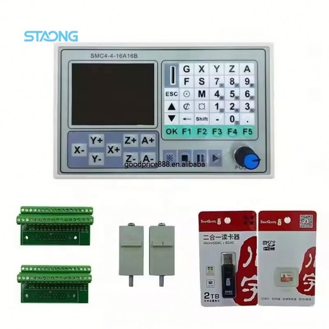 SMC4-4-16A16B CNC Motion Controller Diy CNC 4-axis Offline Controller for CNC Engraving Machine Control Systems