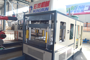 Biodegradable Food Containers Bamboo Wood Pulp <strong>Thermocal</strong> Plates Machine Making Machine - Product Image 6