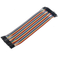 OKY0060 Câbles de liaison femelle-femelle de 20 cm, 40 broches, pour platine d'expérimentation Arduino Raspberry Pi