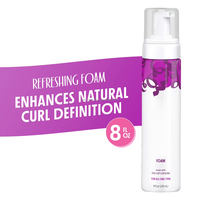 Mousse coiffante bio à tenue forte pour cheveux bouclés, volume et brillance – Offre spéciale