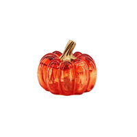 Halloween Outdoor Decor Led Mini Kunststoff Kürbis Lichter Dekoration für Indoor Party Tisch dekoration