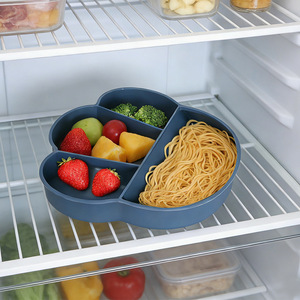 Eco Friendly Wheat Straw Dinnerware <b>Set</b> for Kids BPA Free Food Grade Unbreakable Baby Divided Plates <b>Set</b> <b>Microwave</b> Safe - Product Image 4