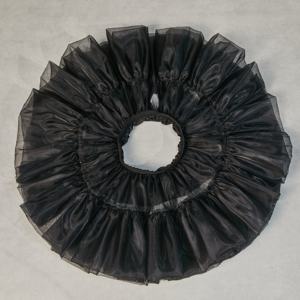 <span class=keywords><strong>Jupon</strong></span> mini crinoline volumineux brodé <span class=keywords><strong>antistatique</strong></span> en tulle 100 % polyester à quatre couches pour Lolita éthéré - Product Image 4