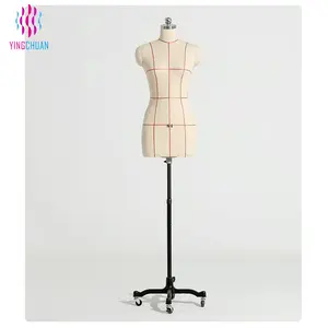 Wholesale Adjustable Tailors Pin-type Draping Clothing Mannequins Female Dress Form Women Fashion Design Dressmaker Mannequins