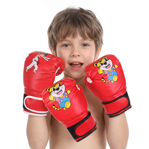 Gants de boxe pour enfants avec fermeture velcro, gants de boxe pour arts martiaux et boxe, gants d'entraînement de boxe colorés à motif de dinosaure pour enfants - Product Image 3