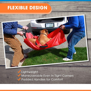 Tappetino di Trasporto per Animali Domestici - Materassino Impermeabile di Emergenza <span class=keywords><strong>in</strong></span> Poliestere Oxford per Cani e Gatti Infortunati - Product Image 4