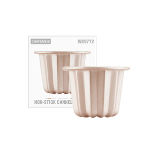 Stampo per Canele CHEFMADE, <span class=keywords><strong>Teglia</strong></span> <span class=keywords><strong>Antiaderente</strong></span> a 12 Cavità per Canele, Muffin e Cupcake, per Cottura al <span class=keywords><strong>Forno</strong></span> - Product Image 6