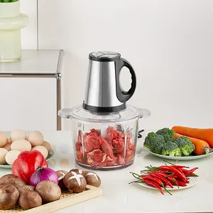 Kommerzielle elektrische Knoblauch Rindfleisch Food Bowl Klingens ch neider Maschine 3 Liter 1000w Fleisch hacker Mixer für Gemüse