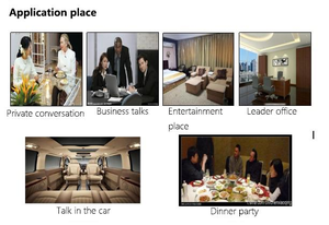 เครื่องรบกวนการบันทึกเสียง PL-2 เหมาะสำหรับสถานการณ์เช่นสำนักงานผู้บริหารและห้องประชุมขนาดเล็ก - Product Image 3