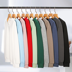 320g Heavyweight <b>Pullover</b> Sweater 3D Embroidery Customizable Logo Round Neck Thick & Warm Winter Oversized Sweatshirt for <b>Men</b> - Product Image 2
