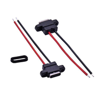 Verrouillage à vis Connecteur USB Type C Câble de charge Montage sur panneau Rallonge de câble USB C Jack