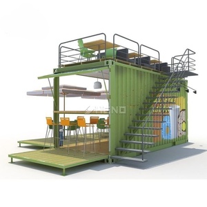 Casa Container Prefabbricata Portatile, Completamente Attrezzata, Pieghevole ed Espandibile, per Bar, Caffetterie e Negozi - Product Image 2