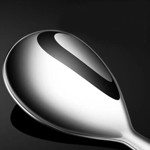 Cuchara de arroz de acero inoxidable para uso doméstico, cuchara de arroz antiadherente, cuchara grande para arroz, cuchara común para hotel - Product Image 3