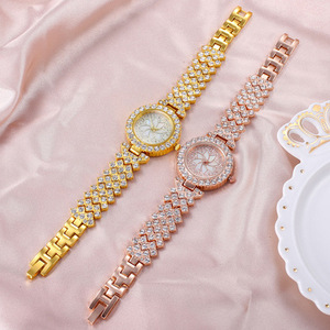 4417 Set di 2 Orologi+<span class=keywords><strong>Bracciale</strong></span> da <span class=keywords><strong>Donna</strong></span> in Acciaio Inossidabile con Diamanti - Product Image 4