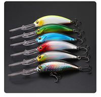 Leurre méné porte-jarretelles 16g 75mm avec longue lèvre de plongée appât de poisson Mandarin pour eau douce