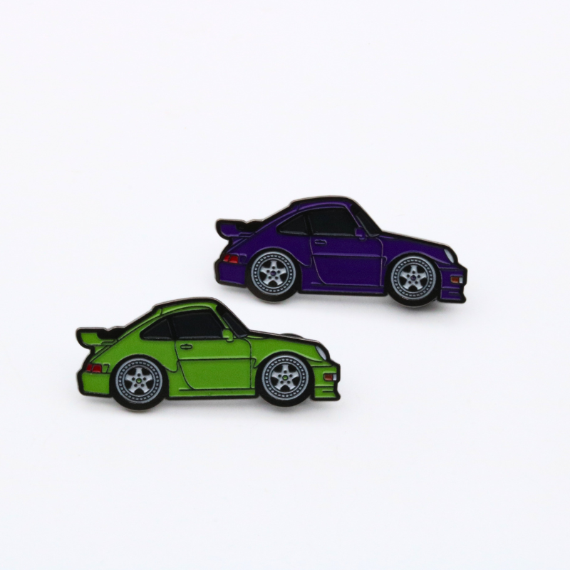Creative Retro Music Album Car Cover Brooch Enamel Pin Model Black ...