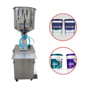 Máquina Llenadora de Pistón Vertical Semiautomática Popular para Crema Cosmética, Pasta, Ungüento y Loción - Product Image 1
