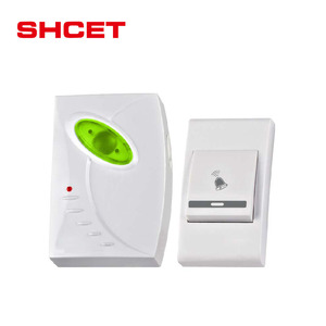 Sonnette électronique sans fil 220V, sonnette sans fil étanche 32 sonneries, carillon intelligent, sonnette de porte, sonnette de porte de SHCET - Product Image 5