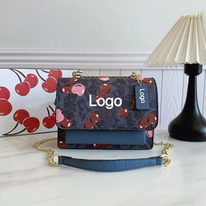 Tas Tangan Wanita Desainer Mode 2025 Bahan <span class=keywords><strong>PU</strong></span> Warna Candy Cherry dengan Rantai, Tas Selempang Wanita Candy Girl - Product Image 3