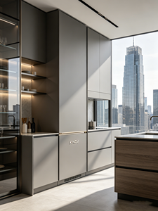 Meubles de cuisine KINGV, armoires de luxe parfaites <span class=keywords><strong>pour</strong></span> les plafonds hauts, appartements, hôtels, aménagements de cuisine - Product Image 4