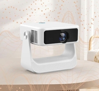 Proyector Portátil D2, Resolución Nativa 1080P, Compatible con Decodificación 4K, 180 °   Soporte Giratorio para Proyección en Techo