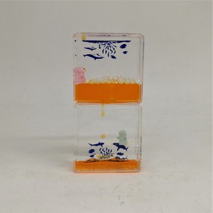 Temporizador de burbujas líquidas cuadrado con movimiento de agua, juguete sensorial relajante y antiestrés para escritorio, juego terapéutico de concentración - Product Image 3