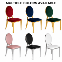 Chaise de Banquet Rectangulaire Moderne en Acier Inoxydable Doré, Meilleurs Ventes, pour Salle à Manger, Mariage, Salon de Luxe, Appartement ou Bar