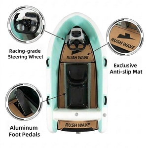 <span class=keywords><strong>Bote</strong></span> de Karting Eléctrico RUSH WAVE, Velocidad de 52 km/h, Kart Eléctrico de 16KW para Lagos de Agua Dulce Tranquilos - Product Image 3