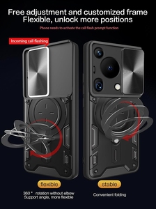 2025 New Arrival 2 trong 1 TPU PC trường hợp điện thoại với Slide máy ảnh Lens Cover Đối với Huawei Pura 70 - Product Image 2