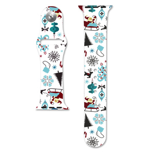 Personalizado <span class=keywords><strong>de</strong></span> dibujos animados <span class=keywords><strong>de</strong></span> silicona reloj Correa banda <span class=keywords><strong>de</strong></span> goma para <span class=keywords><strong>Apple</strong></span> <span class=keywords><strong>Watch</strong></span> banda 38mm 42mm 40mm <span class=keywords><strong>44mm</strong></span> - Product Image 2
